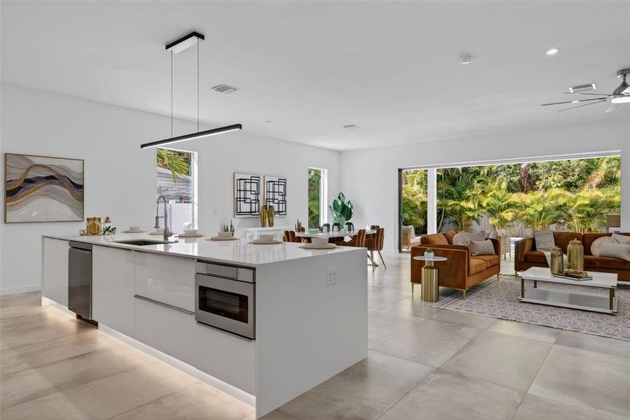 Furnished interior view inside a new home in , Sarasota (Image 11).