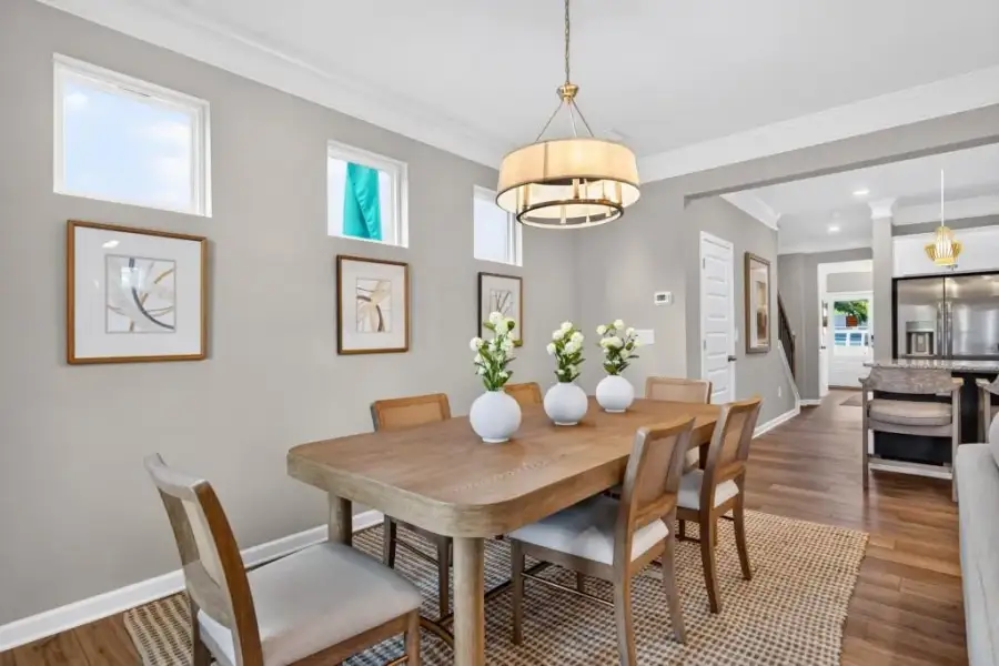 Furnished interior view inside a new home in , Cartersville (Image 10).