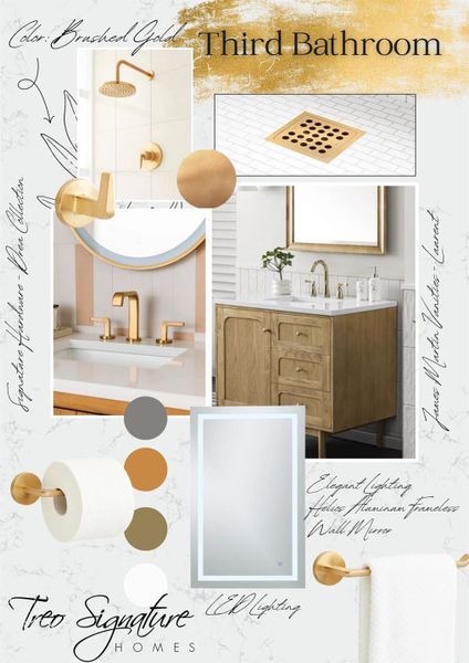 View of marketing collateral with multiple images