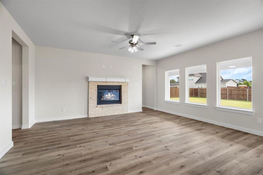 Spacious, unfurnished interior of a new home in The Gables At Tioga, Tioga (Image 20). Spacious, unfurnished interior of a new home in The Gables At Tioga, Tioga (Image 20).