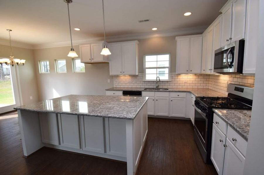 Representative furnished interior of a home built from the Newport by Keystone Homes NC in Trinity Meadows, Trinity (Image 6).
