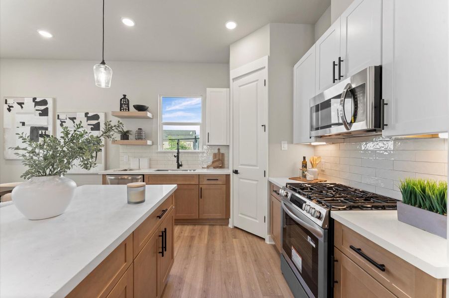Furnished interior view inside a new home in , Houston (Image 16).