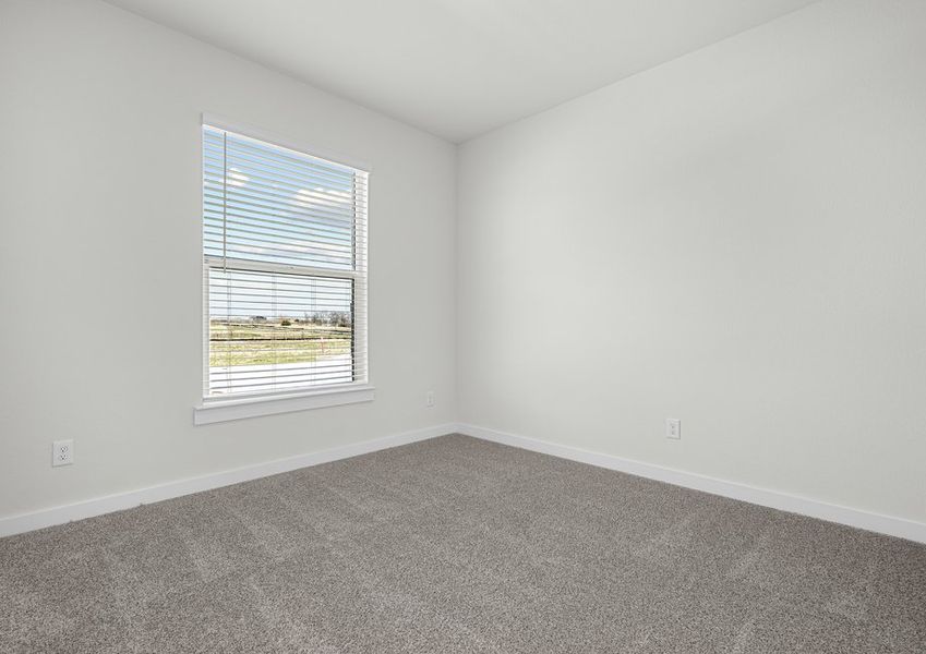 The secondary bedrooms are the perfect space for children's bedrooms and guest rooms.