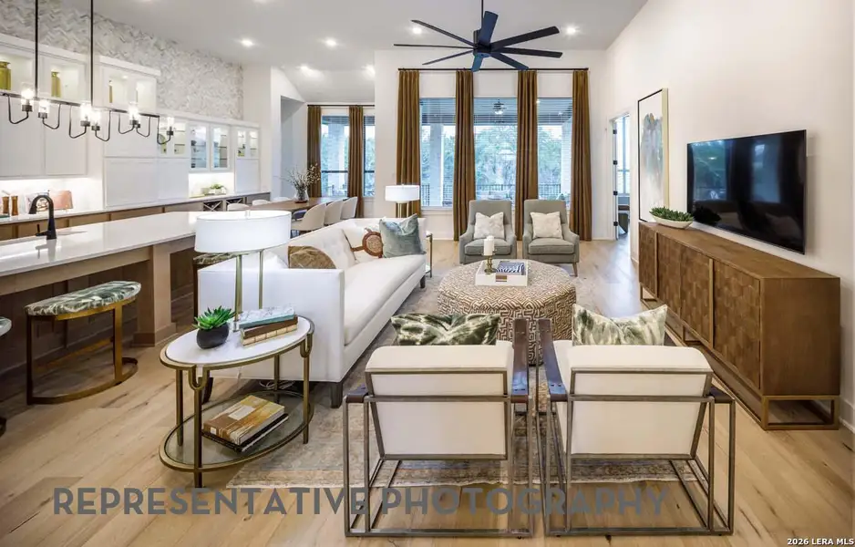 Furnished interior view inside a new home in La Cima, San Marcos (Image 7).