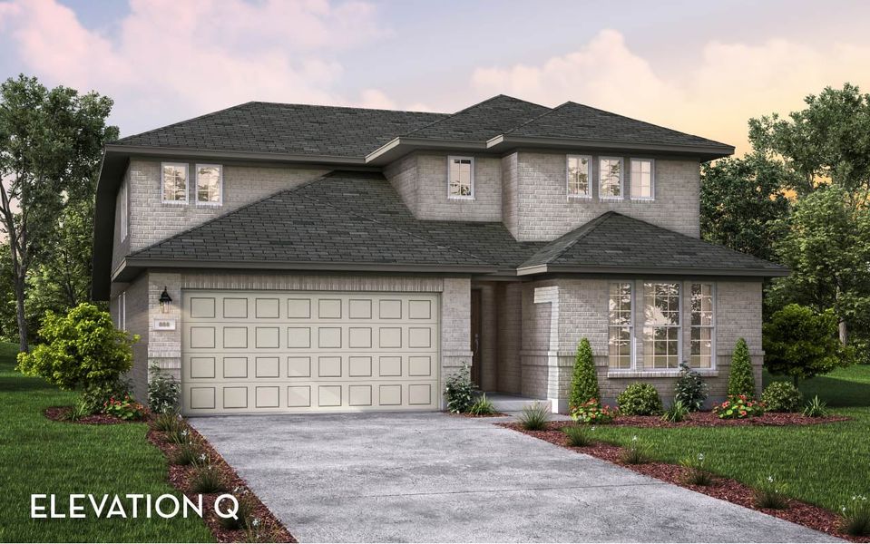 Representative exterior photo of a completed home built from the Yuma by CastleRock Communities in Green Meadows, Celina, TX (Image 2).