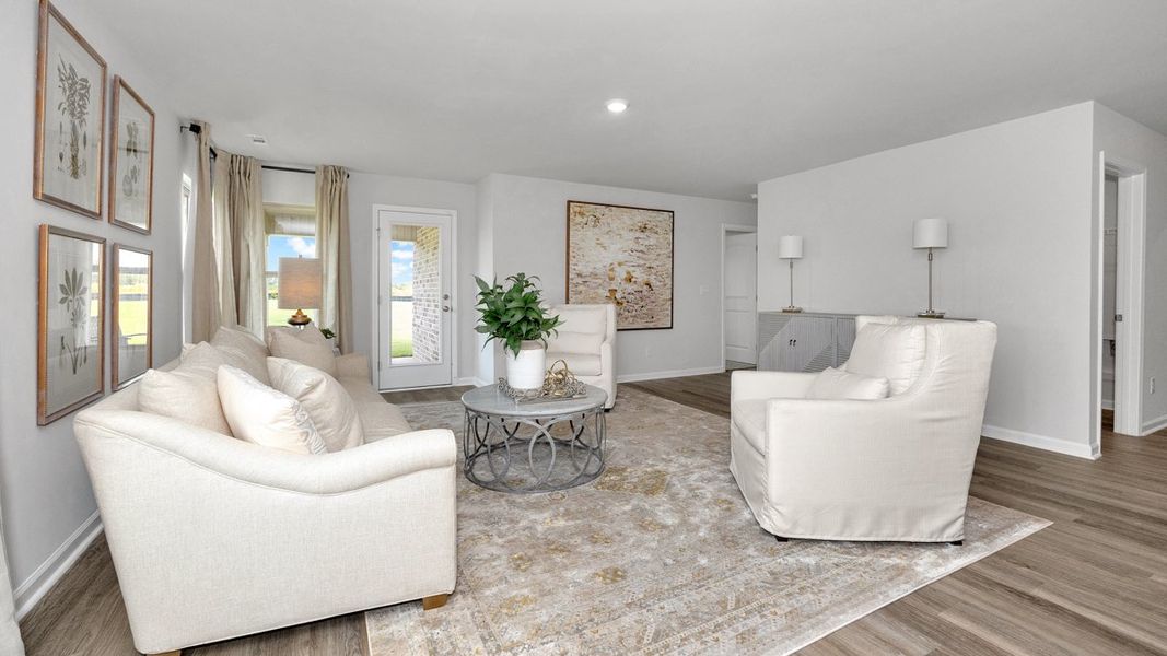 Furnished interior view inside a new home in Bailey Park, Fayetteville (Image 13).