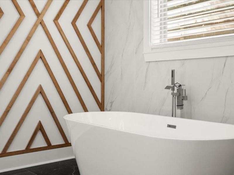 Furnished interior view inside a new home in , Dahlonega (Image 75).