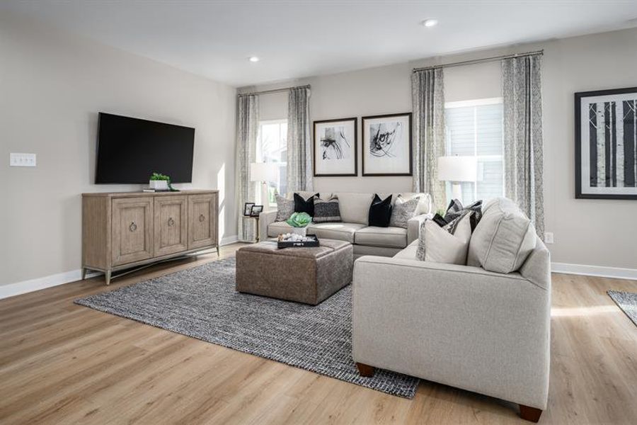 Furnished interior view inside a new home in Crutcher Station, Hendersonville (Image 11). Furnished interior view inside a new home in Crutcher Station, Hendersonville (Image 11).