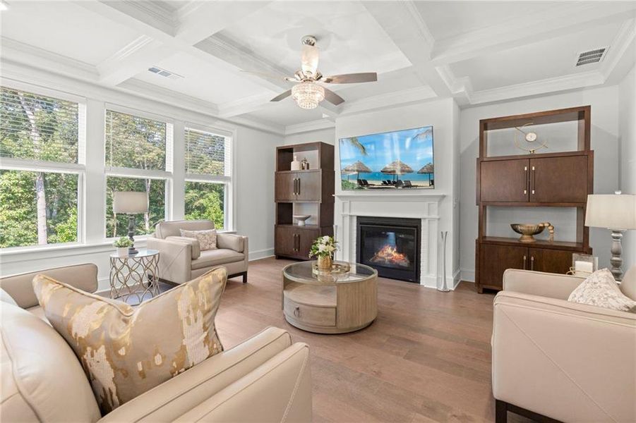 Furnished interior view inside a new home in Long Hollow Landing, Gainesville (Image 35).