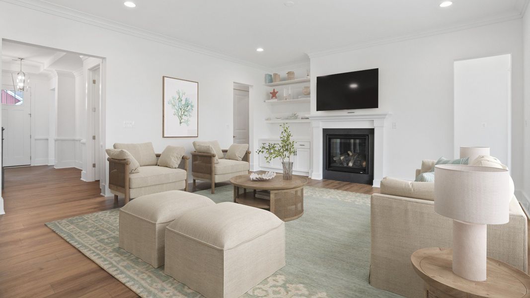 Representative furnished interior of a home built from the Haven by DRB Elevate. in Summerwind Crossing at Lakes of Cane Bay, Summerville (Image 7).