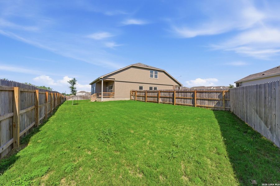 Exterior details and patio area of a home in Guadalupe Heights, Seguin (Image 23).
