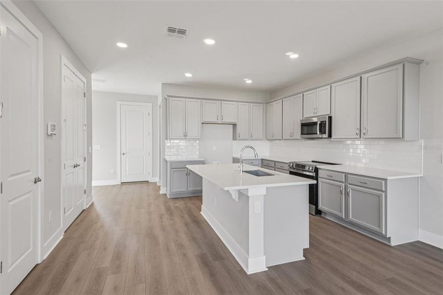 Furnished interior view inside a new home in Lagoon Residences at Epperson, Wesley Chapel (Image 17).