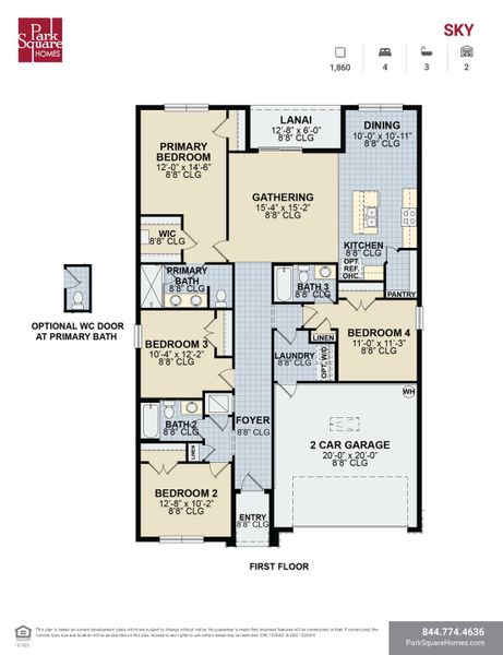 2D floor plan layout for the Sky by Park Square Residential in Leela Reserve, Tavares, FL (Image 3). 2D floor plan layout for the Sky by Park Square Residential in Leela Reserve, Tavares, FL (Image 3).