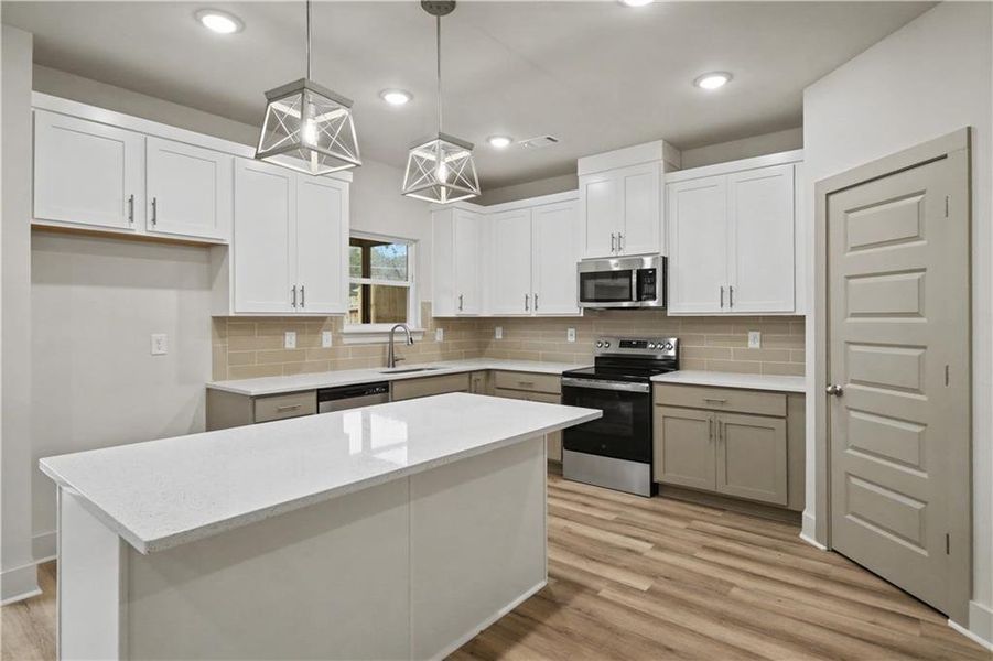Furnished interior view inside a new home in , Norcross (Image 7). Furnished interior view inside a new home in , Norcross (Image 7).