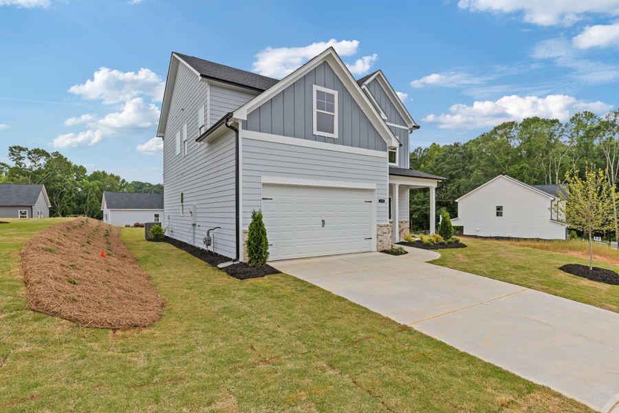 Representative exterior photo of a completed home built from the Canterbury by Crawford Creek Communities in Red Bird Manor, Jefferson, GA (Image 25).