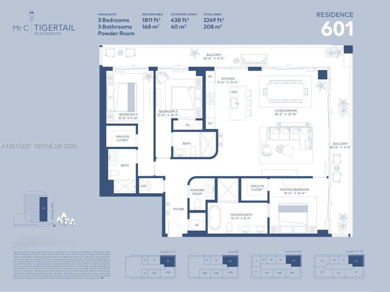 2D floor plan layout of this home in , Miami, FL (Image 5).