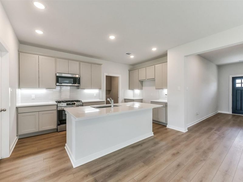 Furnished interior view inside a new home in River Ranch Meadows, Dayton (Image 5).