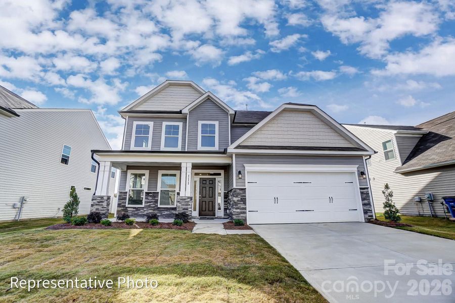 Homesite 80 will feature a 3-story Cypress plan