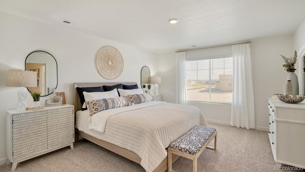 Furnished interior view inside a new home in Prairie Song, Windsor (Image 22).