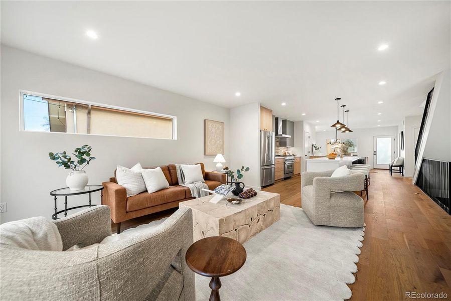 Furnished interior view inside a new home in , Denver (Image 41). Furnished interior view inside a new home in , Denver (Image 41).