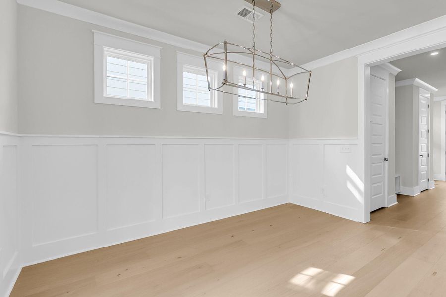 Spacious, unfurnished interior of a new home in Miller's Crossing, Johns Island (Image 22). Spacious, unfurnished interior of a new home in Miller's Crossing, Johns Island (Image 22).