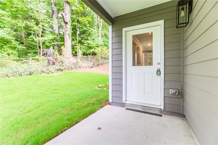 Front exterior of a new home in , Atlanta, GA, highlighting curb appeal (Image 13).