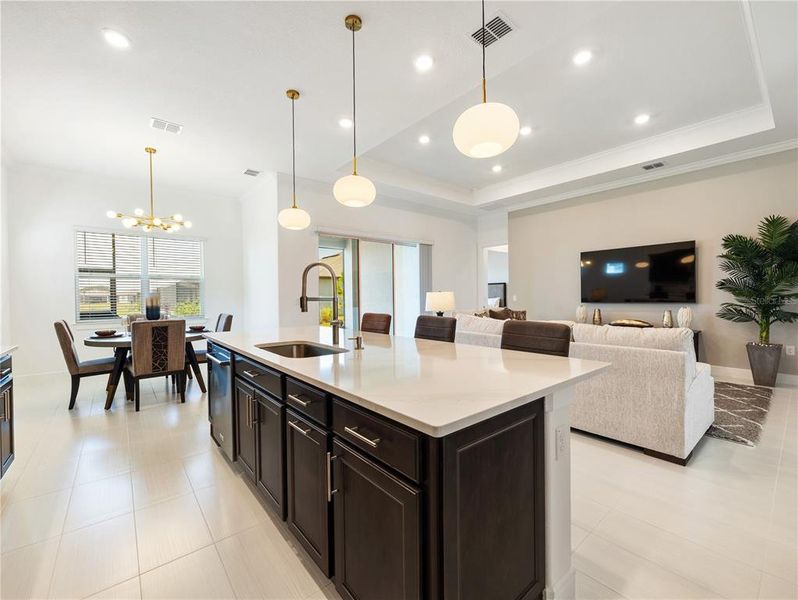 Furnished interior view inside a new home in , Ocala (Image 41).