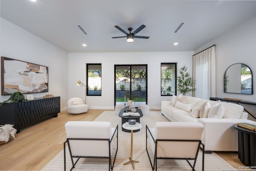 Furnished interior view inside a new home in , San Antonio (Image 34).