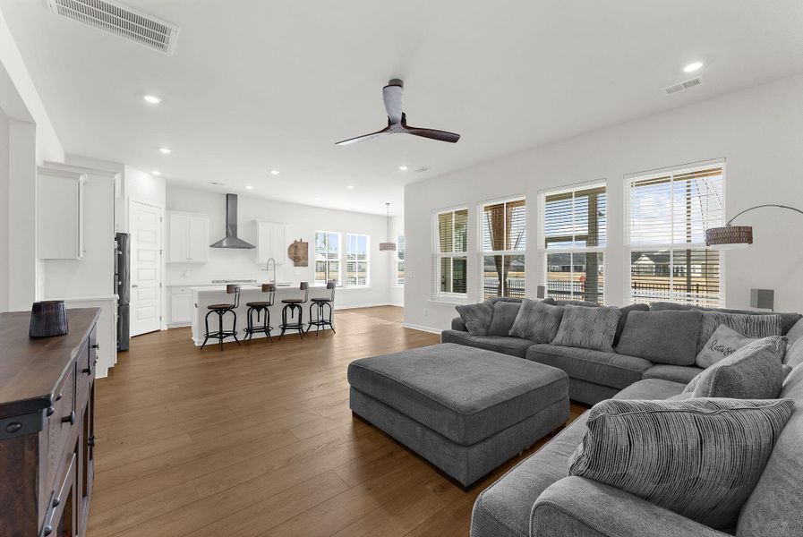 Furnished interior view inside a new home in Horizons at Summers Corner | 55+, Summerville (Image 8).