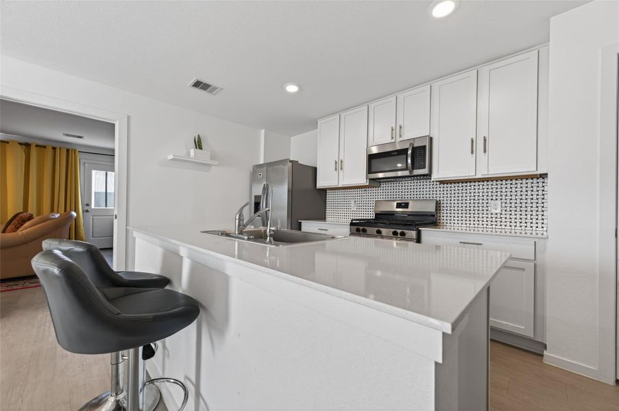 Furnished interior view inside a new home in The Grand Prairie: Watermill Collection, Hockley (Image 34).