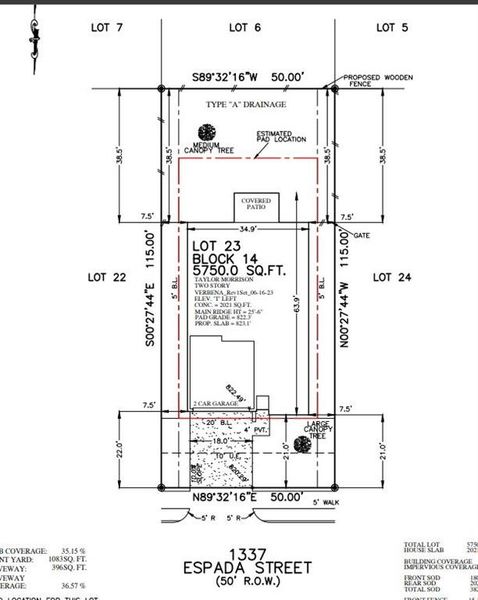 Plot Plan