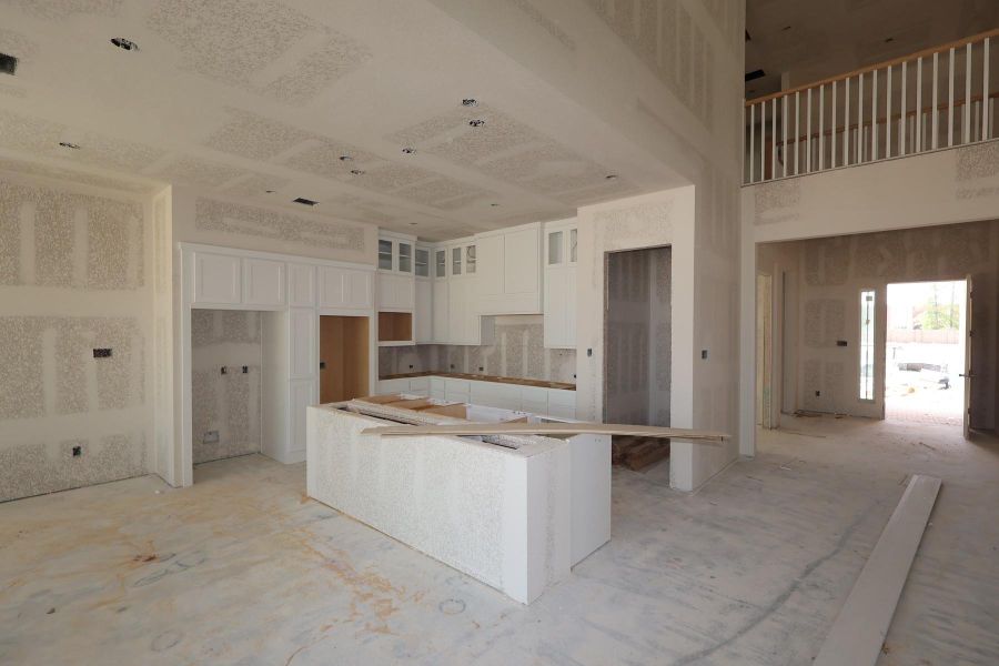 In-progress construction of a new home in Woodson’s Reserve, Spring, TX (Image 6). In-progress construction of a new home in Woodson’s Reserve, Spring, TX (Image 6).