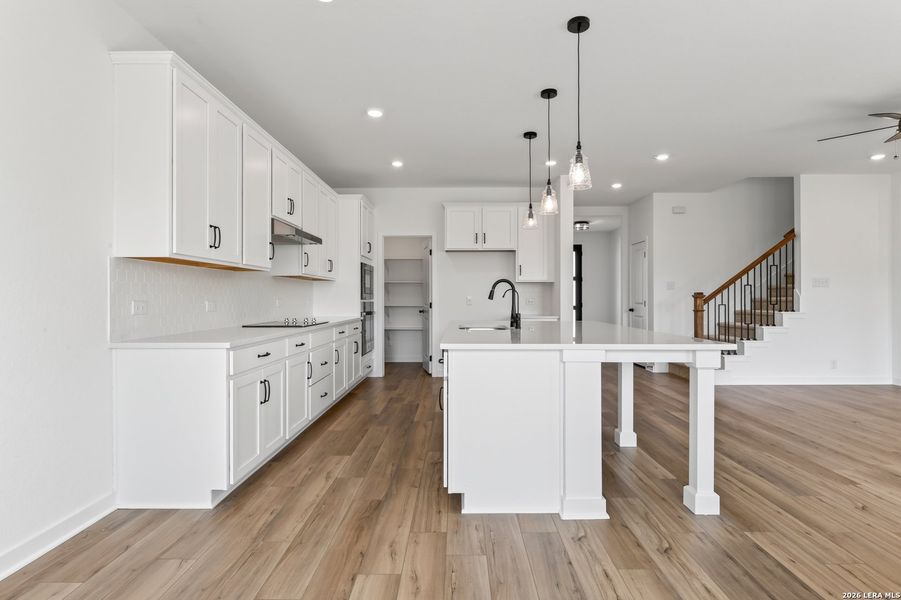 Furnished interior view inside a new home in The Wilder, Adkins (Image 6).