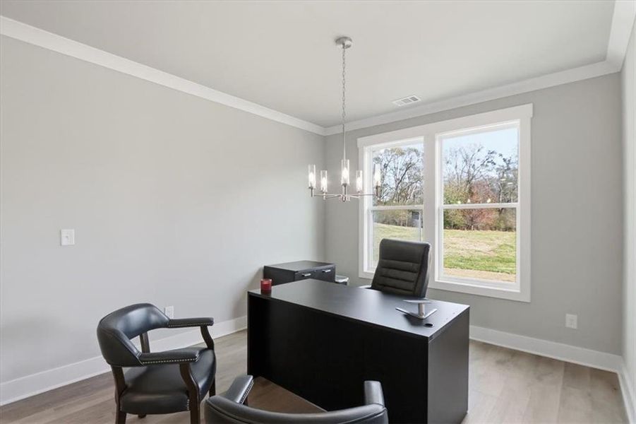Furnished interior view inside a new home in , Statham (Image 15).