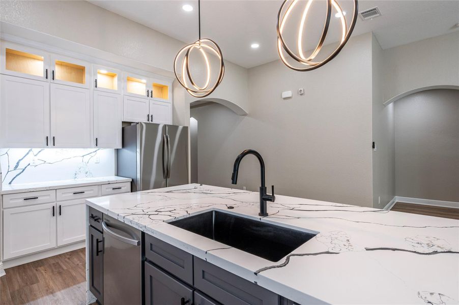 Furnished interior view inside a new home in , Houston (Image 16).