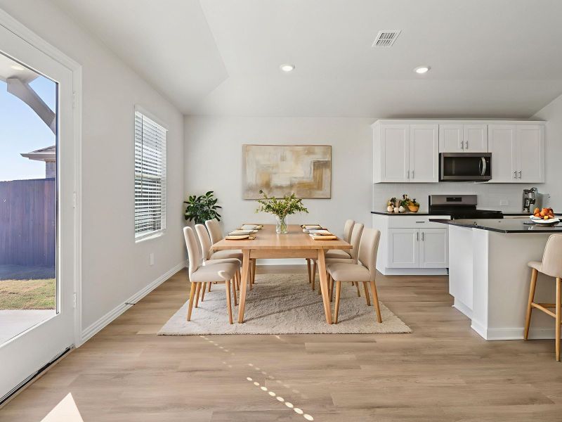 Furnished interior view inside a new home in River Ridge, Crandall (Image 5).