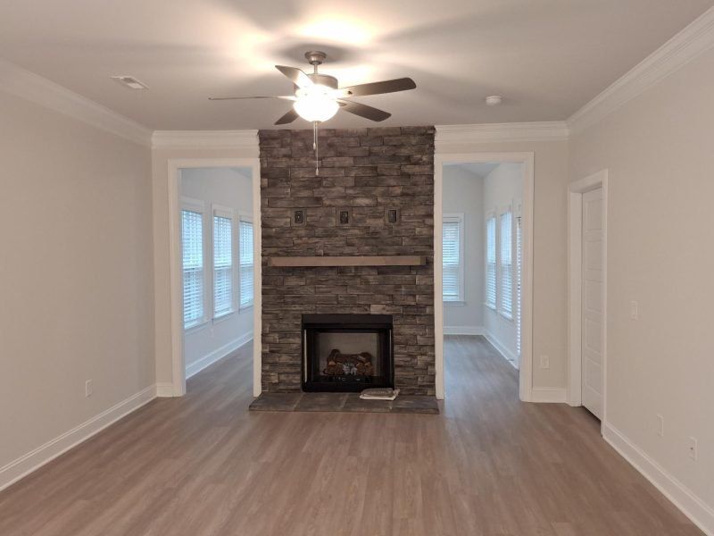 Spacious, unfurnished interior of a new home in Weybridge, Burlington (Image 77). Spacious, unfurnished interior of a new home in Weybridge, Burlington (Image 77).