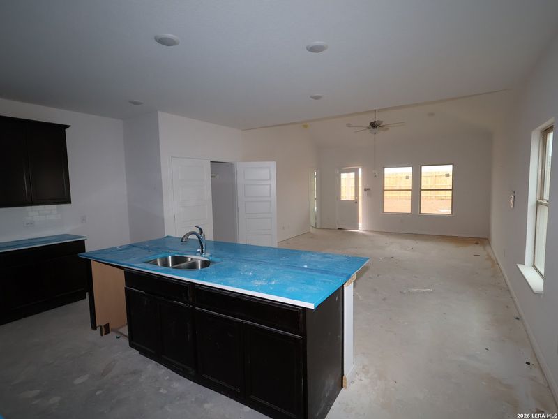 In-progress construction of a new home in Park Place, New Braunfels, TX (Image 29).