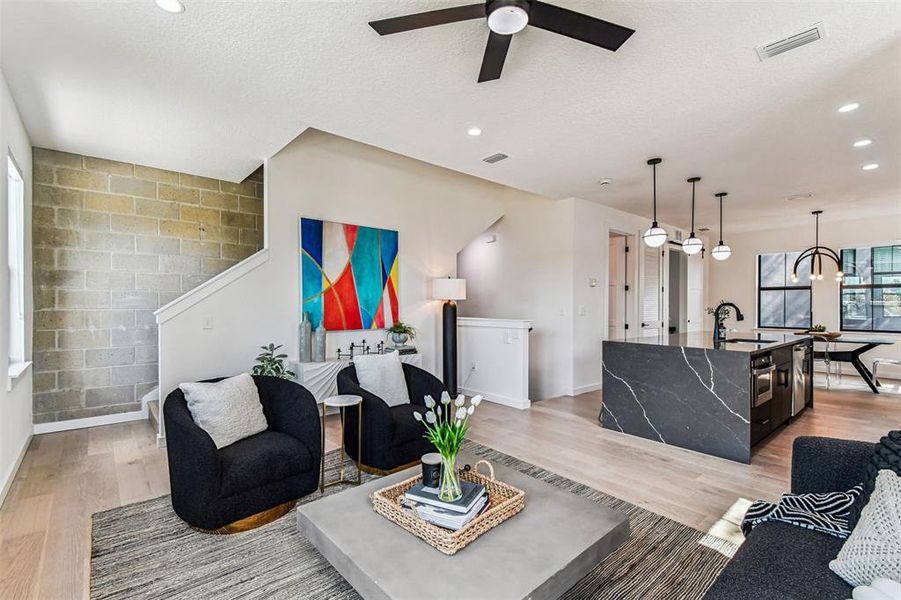 Furnished interior view inside a new home in , Tampa (Image 52).