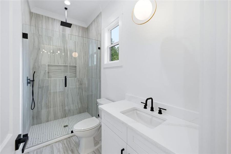Furnished interior view inside a new home in , Lawrenceville (Image 9).
