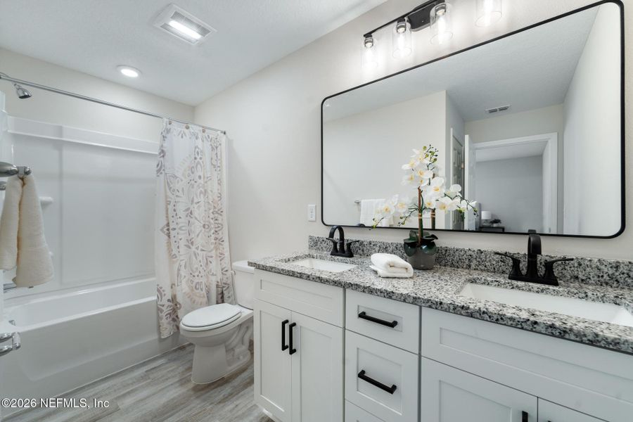 Furnished interior view inside a new home in , Jacksonville (Image 10).