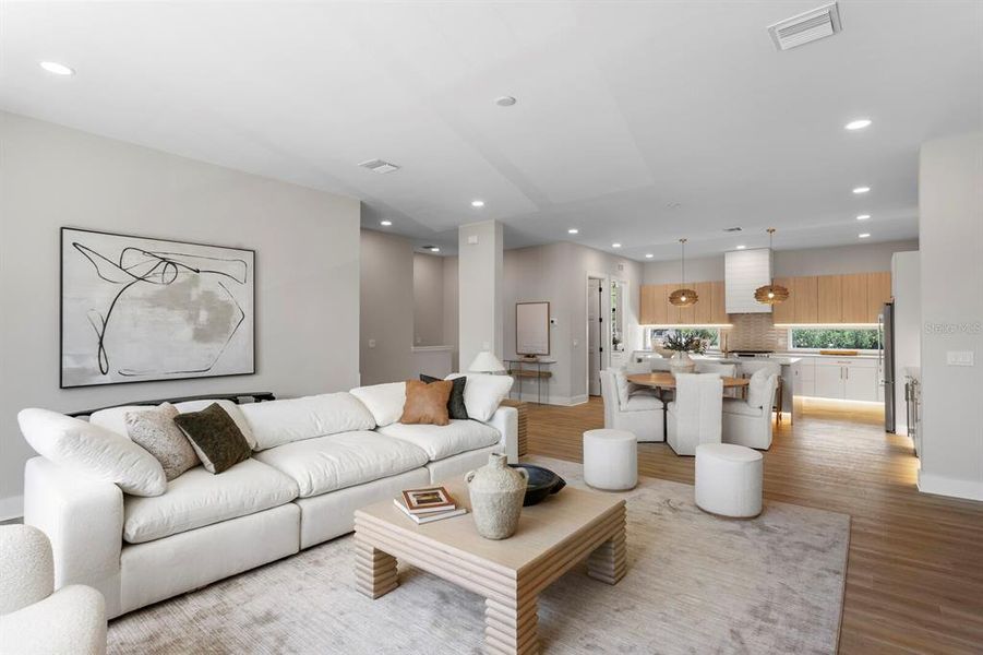 Furnished interior view inside a new home in , Tampa (Image 9).
