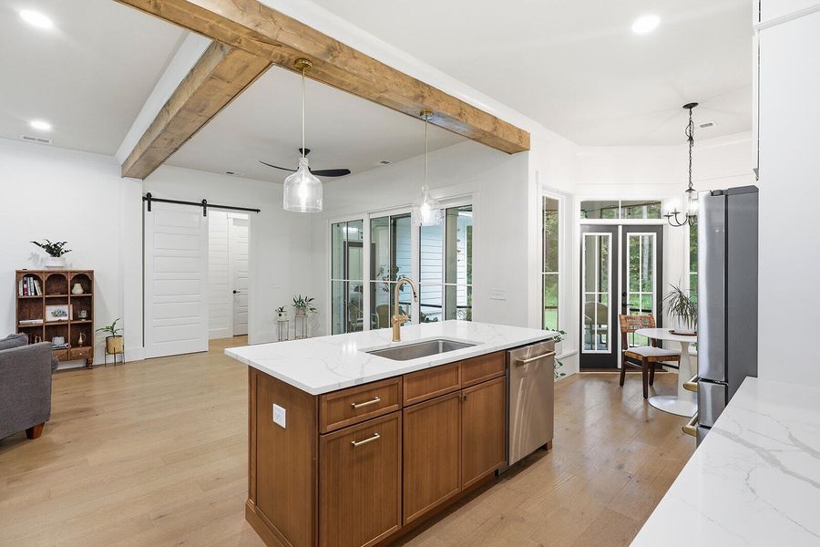 Furnished interior view inside a new home in , Seabrook (Image 41).