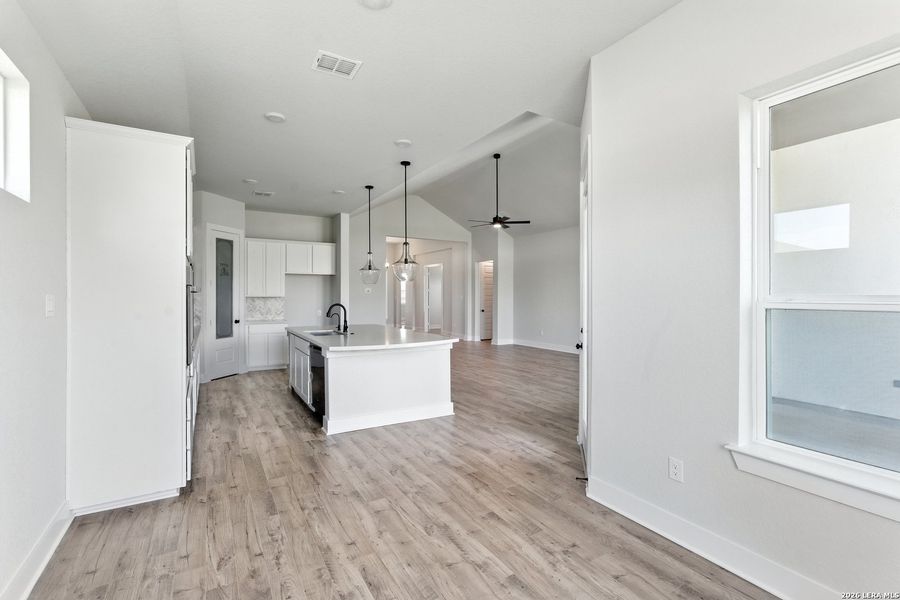 Furnished interior view inside a new home in Alsatian Oaks, Castroville (Image 16).