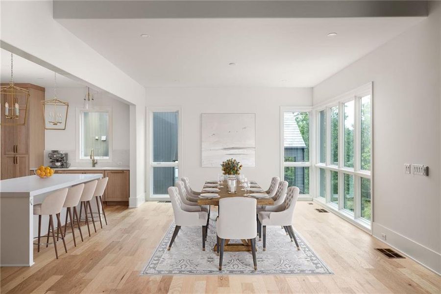 Furnished interior view inside a new home in , Chattahoochee Hills (Image 6).