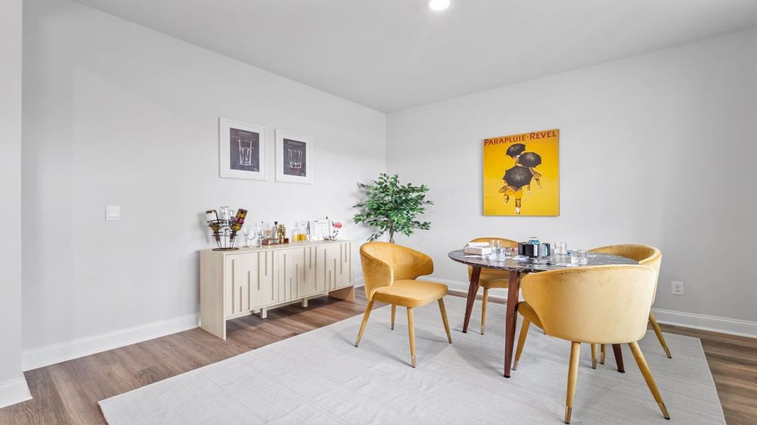 Furnished interior view inside a new home in The Retreat at East Argent, Ridgeland (Image 5).