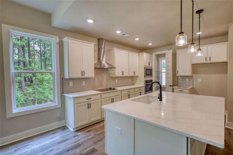 Furnished interior view inside a new home in , Monticello (Image 17).