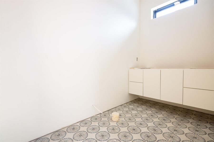 Upstairs half bath