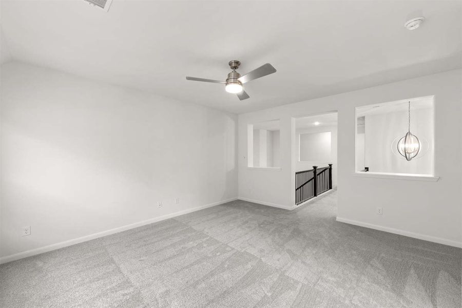 Representative unfurnished interior of a home built from the Brennan II by Pacesetter Homes in Nelson Lake, Rockwall (Image 28).