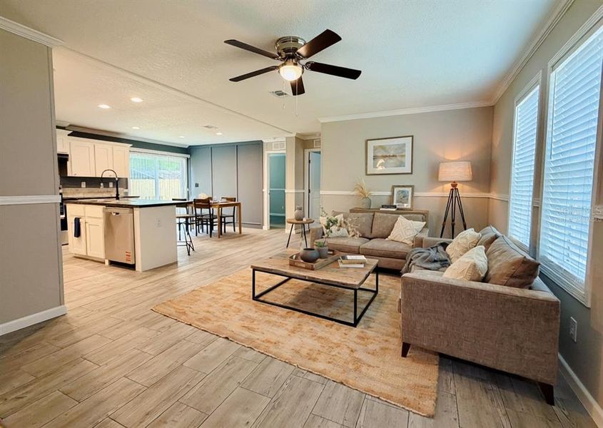 Furnished interior view inside a new home in , White Springs (Image 13).